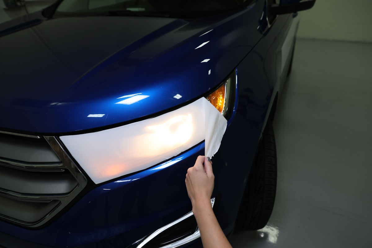 Pregis Window and Glass Protection Film - Car Headlight Protection Application