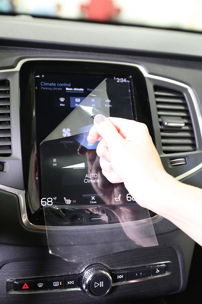 Pregis Window and Glass Protection Film - Car Infotainment System Screen Protection Application